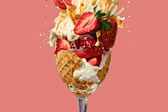 esign fantastic food pop art of your food pop art