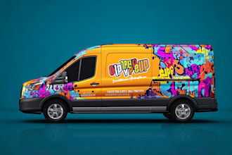 do eye catching vehicle wrap, creative van wrap, car wrap
