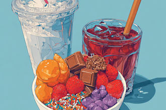 design food pop art of your food pop art