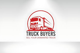 do transport trucking freight logistics logo design