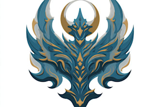 design a fantasy logo designer anime, fantasy