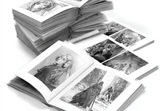 do comics book pages, storyboards, illustrations