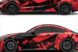 design branding car wrap, vehicle wrap, truck wrap vandesign
