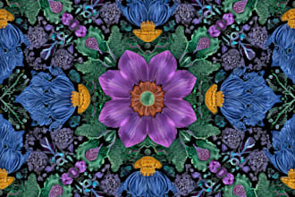 design unique seamless pattern for textile fabric prints