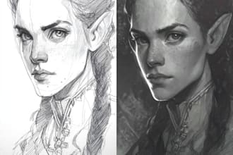 draw a simple dnd token or portrait