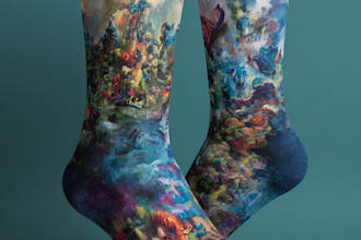 create am unique socks design