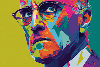 make wpap pop art portrait