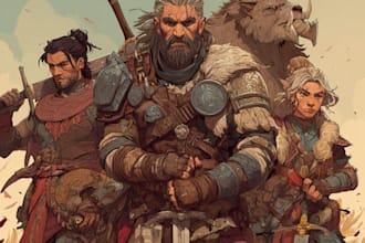 make beautiful sci fi, fantasy, dnd character portraits