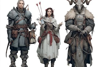 custom fantasy portrait, dnd fantasy character