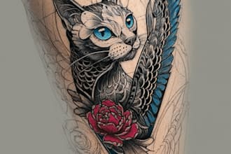 create unique custom tattoo