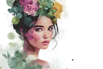 paint watercolor illustration and watercolor art