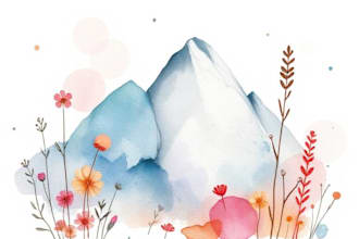 draw a unique watercolor illustration