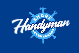 design outstanding handyman, home decor, home repair logo