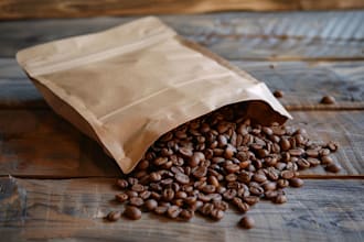 do coffee packaging, coffee bag, label design