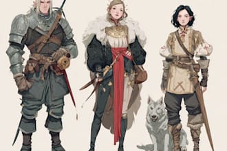 create fantasy portrait, dnd fantasy character