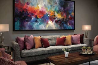 design breathtaking abstract art for your home