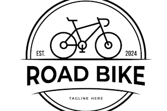 design high quality vintage mountain bike logo design