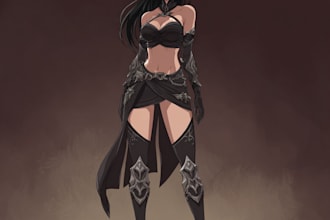 draw anime or manga character design