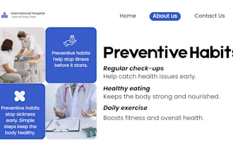 design medical or healthcare website for your buisness
