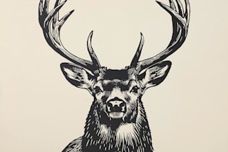 create linocut t shirt design for brands