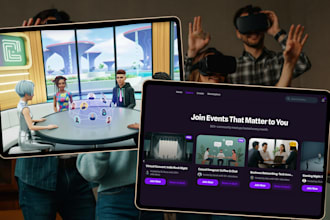 create a social networking metaverse app like VR mingle for avatar meetups
