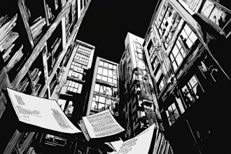 sketch your comics book pages or cover with shades