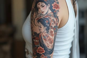 do your custom tattoo sleeve art