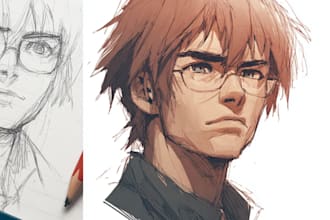 design custom anime or game style characters