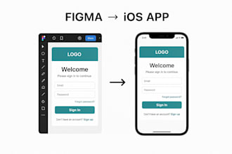 convert your figma design into a pixel perfect ios app UI