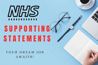 write a tailored nhs job application supporting statement