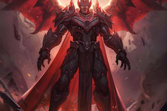 create scifi, fantasy, superhero character design