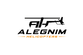 do make an modern custom helicopter logo design