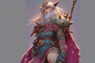 draw your oc, world of warcraft or dnd fantasy character