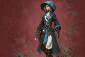 create a dark fantasy character for you