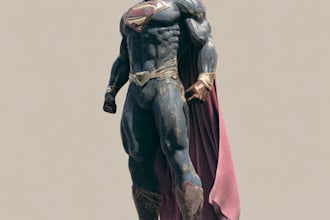 design a personalized superhero illustration for fans