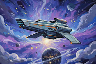 design spaceships and sci fi vehicles