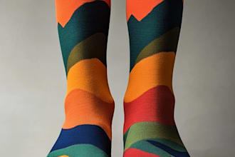 design custom and unique socks design