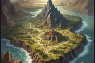 create fantasy, retro and vintage maps for board games