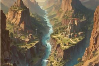 fantasy map design map illustration fantasy map