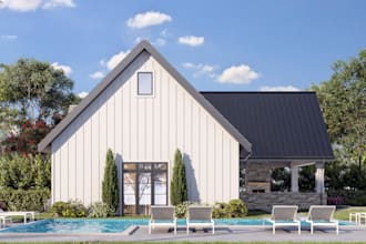 design a 3d architectural exterior rendering affordably