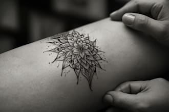 create custom linework tattoo designs