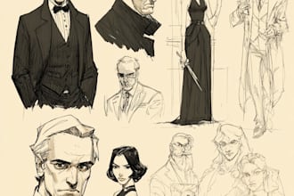 design characters and comic books