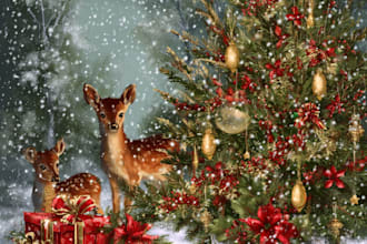 do design christmas card, greeting card, or invitation card