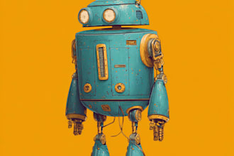 create stunning sci fi robot art and futuristic