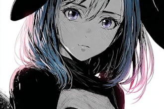 draw anime manga panel comic strip manga page manga