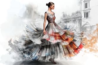 design and illustrate fashion collections for your brand