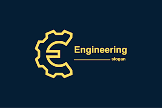 design energy logo badge insignia emblem monogram