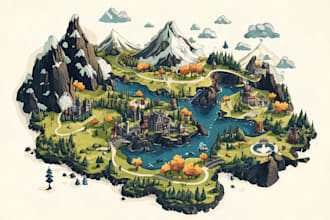 map illustration vector illustration vector map