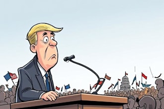 draw satire, editorial or political cartoons for you