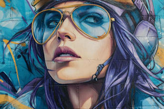 design graffiti designs, murals and wall arts